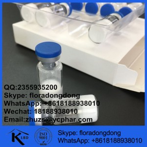 White lyophilized powder Epitalon Dosage for Anti Aging CAS 307297-39-8